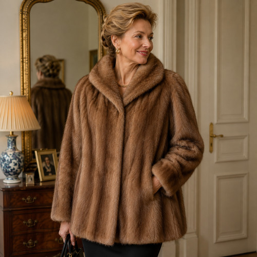 Saga mink nerzjacke - saga, gr.