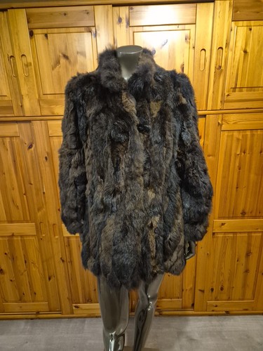 Pelzjacke opossum dunkel - pelzjacke,