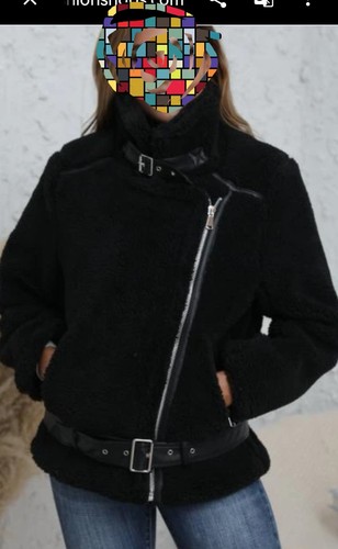 Neuwertige webpelz teddy jacke - neuwertige,