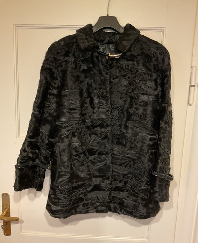 Damen pelzjacke schwarz - damen,