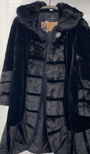 Damenjacke kunstpelz schwarz - damenjacke,