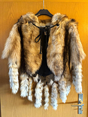 Vintage damen fuchs - damen, echtpelz
