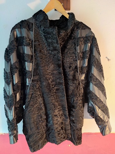 Vintage persianer pelzjacke - vintage,