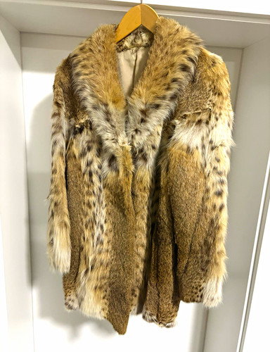 Pelz jacke echt - fell, luchs