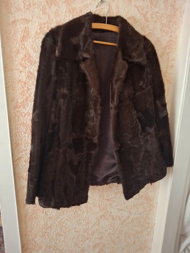 Pelzjacke damen dunkel 42 - pelzjacke, gr.42