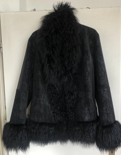 Jacke fellkragen tibet lamm - jacke,,