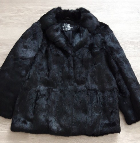 Pelzjacke schwarz größe - pelzjacke,