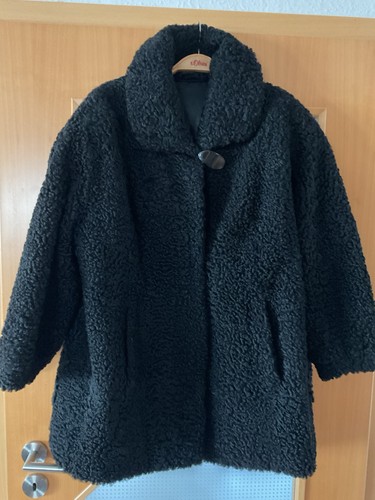 Pelzmantel pelzjacke schwarz - pelzjacke,