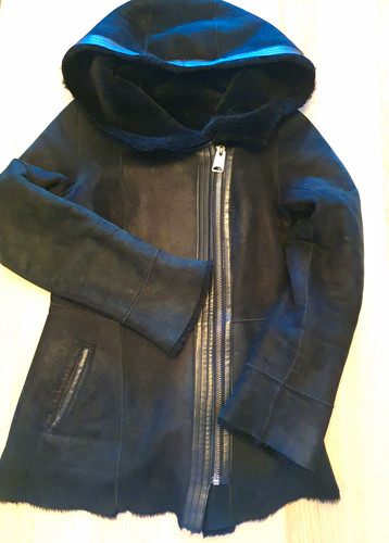 Leder damen felljacke - damen,