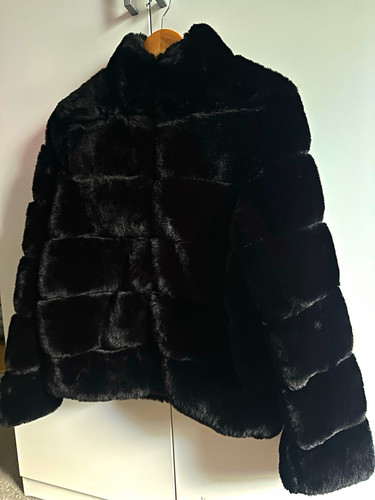 Damen kunstpelzjacke fake fur - damen,