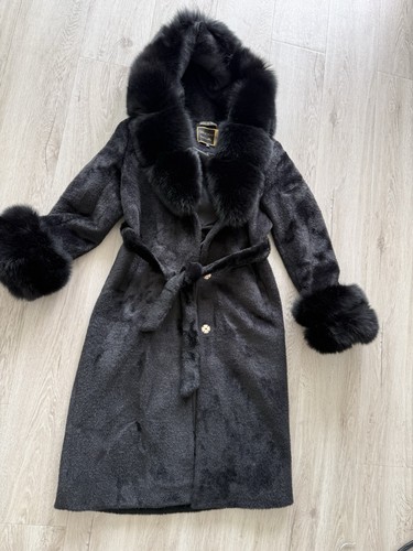 Damen mantel echt pelzjacke - damen,