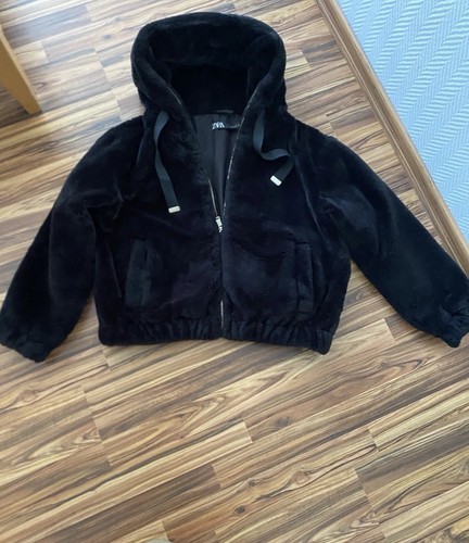 Fake fur pelzjacke schwarz - fur, gr