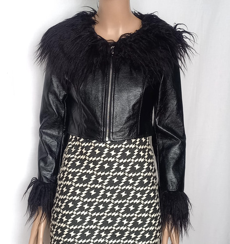Shein vegane kurze jacke lack - kurze,
