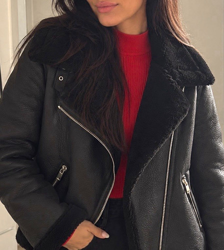Zara damen bikerjacke - zara,