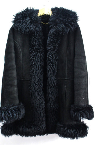 Lammfellmantel pelzjacke - lammfellmantel,