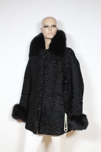 Pelzmantel pelz jacke fuchs - pelz,