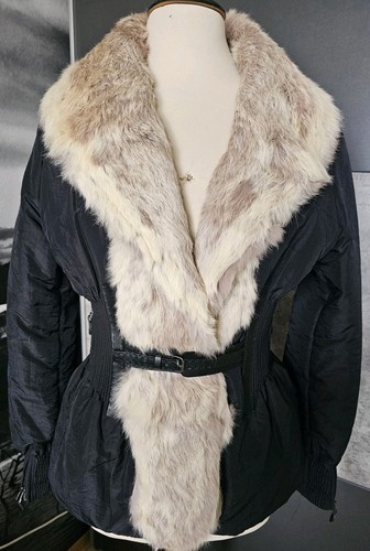 Echt pelz damen jacke rabbit - ,