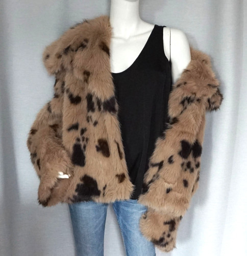 Pelzjacke faux fur flecken - faux,