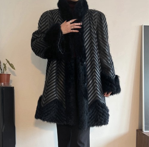 Vintage wendejacke pelz - wendejacke,
