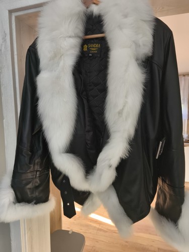 Echter pelz leder jacke xxl - echter,